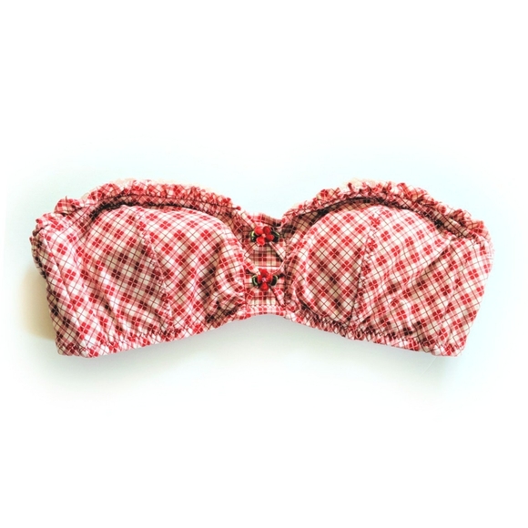 Gingham Bikini Top from Betsey Johnson! - Picture 1 of 4